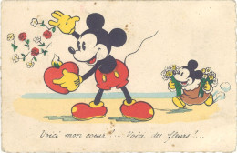 B Walt-Disney – Mickey Mouse – Voici Mon Cœur … - Autres & Non Classés