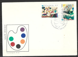 POLOGNE. N°1926 De 1971 Sur Enveloppe 1er Jour. Paon. - Pavos Reales