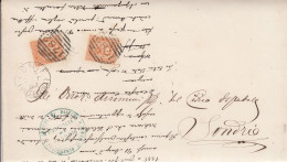 Italien Brief Aus Dem Jahr 1887 Von Ponte Nach Sondrio Zifernstempel 1782 - Oblitérés