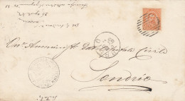 Italien Brief Aus Dem Jahr 1881 Von Breao Nach Londrio Ziffernstempel 322 - Oblitérés