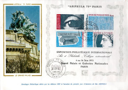 FRANCE / ENVELOPPE PREMIER JOUR DE L'EXPOSITION ARPHILA 75 PARIS BF N° 7 - 1970-1979