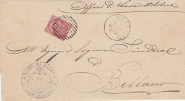 Italien Brief Aus Dem Jahr 1886 Von Delebio Nach Bellano Ziffernstempel 967 - Oblitérés