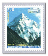 Pakistan 2004 K2 8611m Golden Jubilee First Ascent Of K2 Mountains Montagnes Berge Montagne MNH ** - Pakistan