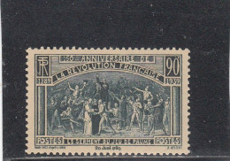 France - Année 1939 - Neuf** - N°YT 444** - Le Serment Du Jeu De Paume - Unused Stamps