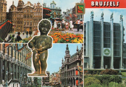 - BRUSSELS. - Un Bonjour De Bruxelles - Groeten Uit Brussel - Scan Verso - - Panoramische Zichten, Meerdere Zichten
