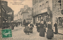 Guingamp * Rue Notre Dame * Grand Bazar Moderne * Femmes Bretonnes Coiffe Costume - Guingamp