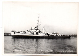 CARTE PHOTO - DESTROYER D'ESCORTE MAROCAIN  . - Boats