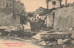 Lunéville * Les Allemands Font Sauter Le Pont De Ménil Avant De Quitter La Ville * Ww1 Guerre 1914 1918 - Luneville