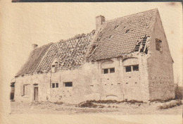 Photo 1916 NIEUCAPELLE (Nieuwkapelle, Diksmuide) - Une Maison (A252, Ww1, Wk 1) - Diksmuide