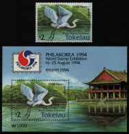 Tokelau 1994 - Mi-Nr. 200 I & Block 3 ** - MNH - Vögel / Birds - Tokelau