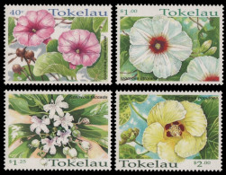 Tokelau 1998 - Mi-Nr. 271-274 ** - MNH - Blumen / Flowers - Tokelau