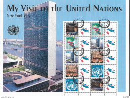 2003 ( 2005 ) UNO NEW YORK  MI. 941-5I I FD-used     My Visit To The United Nations New Yorkl City - Blocks & Kleinbögen