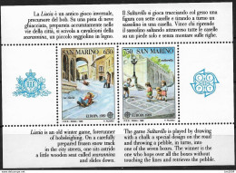 1989 San Marino Mi. Bl 12**MNH  Europa - Kinderspiele. - 1989