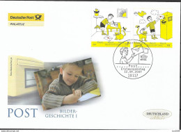 2007 Germany  Deutschland  Mi. 2596-7 FDC   Post: Bildergeschichte - 2001-2010