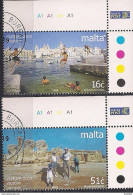 2004 Malta    Yv  1291-2   Mi. 1343-4 Used - 2004