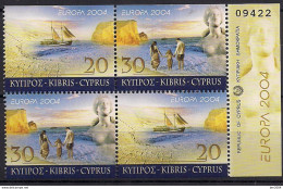 2004 Cyprus  Zypern Mi 1035-1364 DO DU   **MNH  Europa: Ferien - 2004