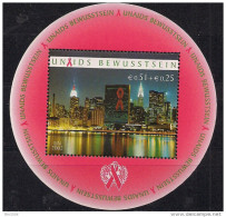 2002 UNO WIEN   Mi. Bl 16 **MNH  Aidsbekämpfung (UNAIDS - Unused Stamps
