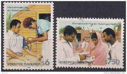 1988 UNO Wien Mi.  83-4 **MNH    Internationaler Tag Des Entwicklungshelfers - Unused Stamps