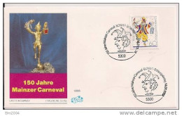 1988 Allem. Fed. Deutschland   Mi 1349 FDC 150 Jahre Mainzer Carneval - 1981-1990