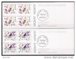 2004 Kroatien Croatie Yv. 641-2 Mi. 684-5**MNH Booklet - 2004