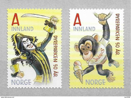 2016 Norwegen Mi.1914-5  **MNH   50 Jahre Tierpark Kristiansand - Nuovi