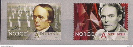 2015  Norwegen Mi. 1890-1**MNH   200. Geburtstag Von Halfdan Kjerulf, 100. Geburtstag Von Agnar Mykle - Nuovi