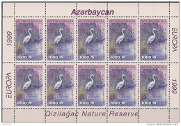 1999 Aderbeidschan Azerbaodjan  Yv. 384-5 Mi. 442-3**MNH Sheet  Europa - 1999