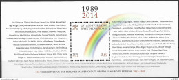 2014 Vatikan Mi. Bl 47 **MNH  25. Jahrestag Des Falls Der Berliner Mauer - Unused Stamps