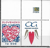 2015 Slovensko  Slowakei Mi. 755**MNH  Grußmarke Zum Valentinstag. - Unused Stamps
