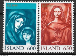 1984 Iceland Island Mi. 624-5 **MNH   Weihnachten - Ongebruikt