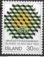 1984 Iceland Island Mi. 621 **MNH  50 Jahre Isländischer Arbeitgeberverband - Ongebruikt