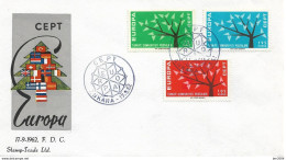 1962 Türkei Mi. 1843-5 FDC Europa - 1962