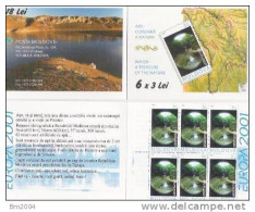 2001 Monldau Moldova Mi. MH 0-4 **MNH Carnet  Europa: Lebensspender Wasser - 2001