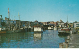 Custom House Wharf With Casco Bay Steamers At Portland, Maine - Portland