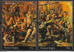 2004 UNO New York   Mi 968-9 **MNH  Abschluss Der Dekade Für Die Erziehung Zur Achtung Der Menschenrechte. - Unused Stamps
