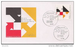 2002 Deutschland Germany  Mi. 2287  FDC  50 Jahre Bundeszentrale Für Politische Bildung. - 2001-2010