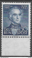 1953 Allem. Fed. Deutschland Germany Mi.  166 **MNH 150. Geburtstag Von Justus Von Liebig. - Ungebraucht