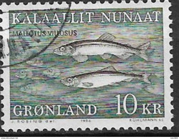 1986 Grönland Mi. 168 Used Lodde (Mallotus Villosus) - Used Stamps