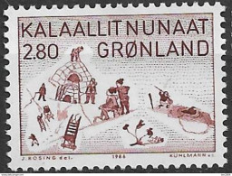 1986 Grönland Mi. 167**MNH  Szenen Aus Dem Täglichen Leben Im Thule-Bezirk Um 1900 - Unused Stamps