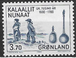 1984 Grönland Mi. 149 **MNH  Apostellöffel; Eskimofrau, Europäer - Unused Stamps