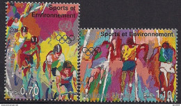 1996 UNO Genf Mi. 297-8**MNH   100 Jahre Olympische Spiele Der Neuzeit. - Neufs