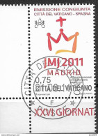 2011  Vatikan Mi. 1716 FD-used   Weltjugendtag - Oblitérés