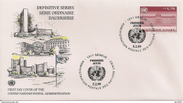 1999 UNO Genf Mi. 360 FDC Palais Wilson, Genf (Amtssitz Des Hohen Kommissars Der Vereinten Nationen - FDC