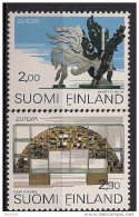 1993 Finnland Mi.  1206-7**MNH   Europa: Zeitgenössische Kunst - Unused Stamps