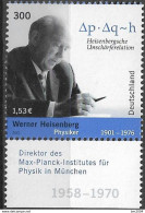 2001 Deutschland   Germany . Mi. 2228 **MNH  100. Geburtstag Von Werner Heisenberg.  Nobelpreis 1932 - 2001