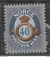 2012 Norwegen   Mi 1798   **MNH    Freimarke: Posthorn - Unused Stamps