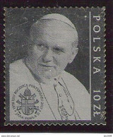 2003  Polen Mi. 4017  **MNH  25 Jahre Pontifikat Von Papst Johannes Paul II. (I). Siebdruck Auf Silberfolie - Ongebruikt