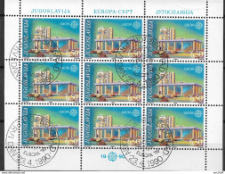 1990 Jugoslawien  Mi. 2414-5 FD-used  Europa  Postalische Einrichtungen - 1990