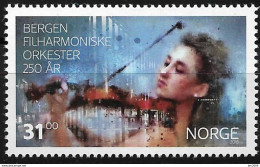 2015  Norwegen Mi. 1897 **MNH  250 Jahre Philharmonisches Orchester Bergen. - Nuovi