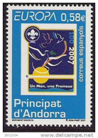 2007 Andorra Esp. Mi. 341**MNH Europa Pfandfinder - 2007